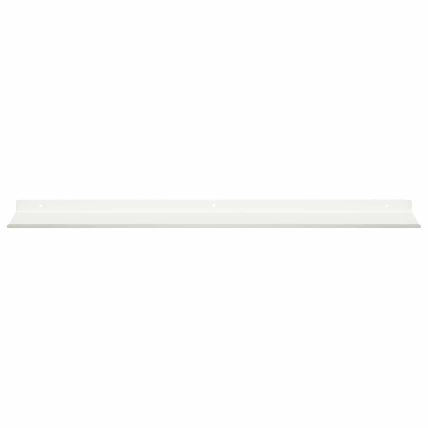 Floating Shelf Wall-mounted 2 pcs White 80 x 18 x 2.5 cm Steel