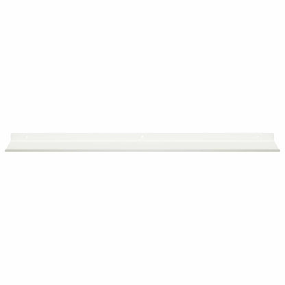Floating Shelf Wall-mounted 4 pcs White 80 x 18 x 2.5 cm Steel