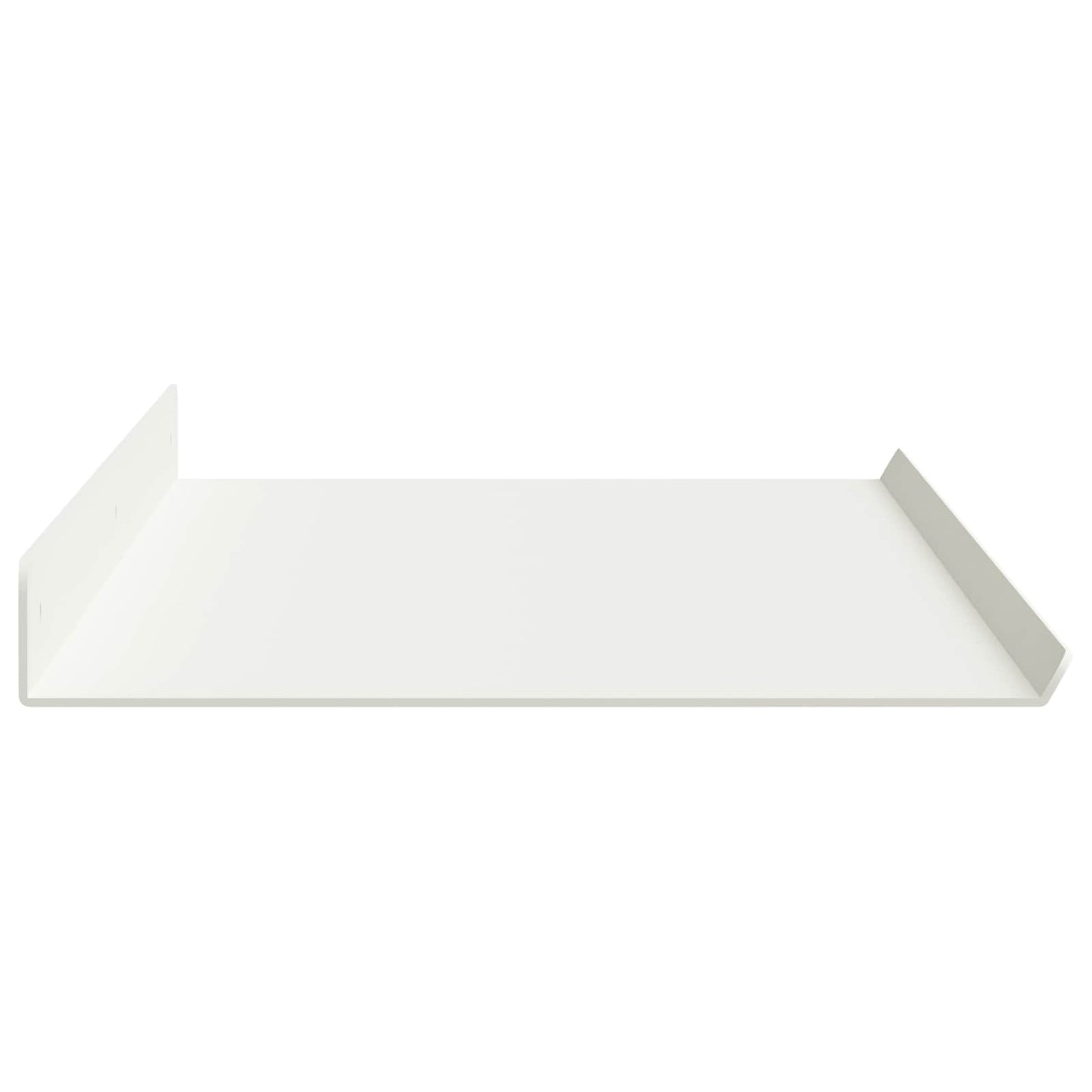 Floating Shelf Wall-mounted 4 pcs White 80 x 18 x 2.5 cm Steel