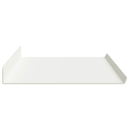 Floating Shelf Wall-mounted 4 pcs White 80 x 18 x 2.5 cm Steel