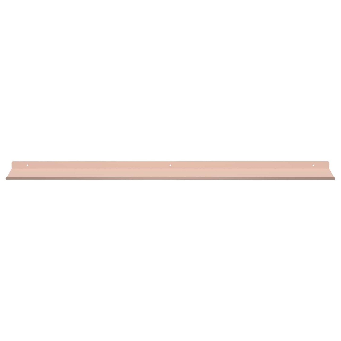 Floating Shelf Wall-mounted 2 pcs Pink 100 x 18 x 2.5 cm Steel