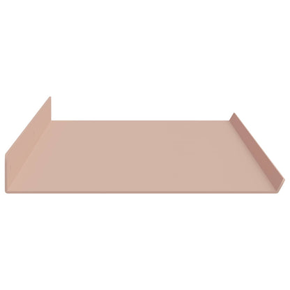 Floating Shelf Wall-mounted 2 pcs Pink 100 x 18 x 2.5 cm Steel