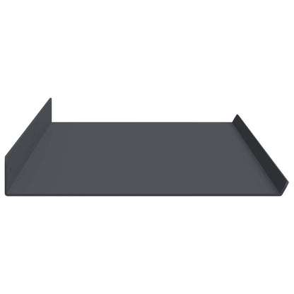 Floating Shelf 4 pcs Anthracite 100 x 18 x 2.5 cm Steel