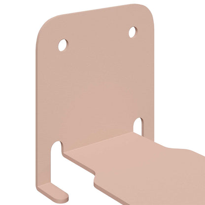 Floating Shelf with Shelf 8 pcs Pink 6 x 10.8 x 6.6 cm