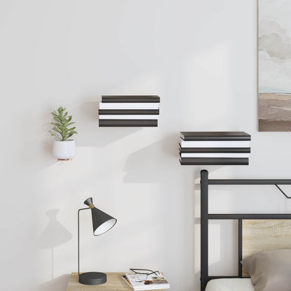Floating Shelf with Shelf 8 pcs Pink 6 x 10.8 x 6.6 cm