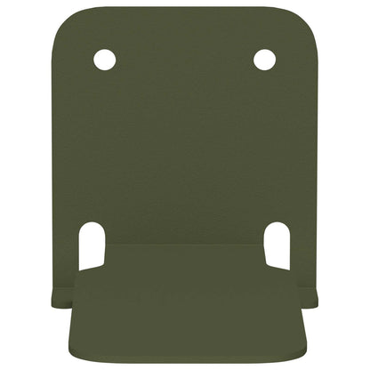 Floating Shelf with Shelf 24 pcs Olive Green 6 x 10.8 x 6.6 cm