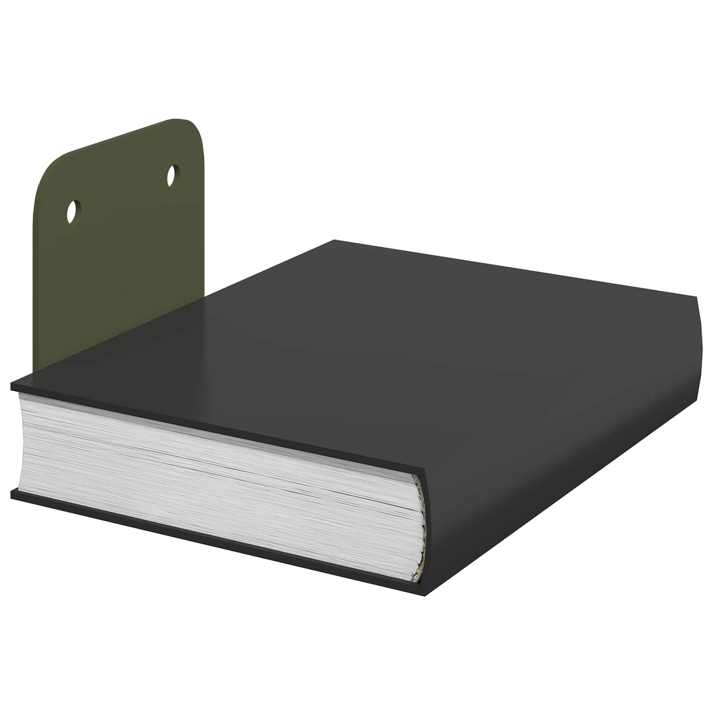 Floating Shelf with Shelf 24 pcs Olive Green 6 x 10.8 x 6.6 cm