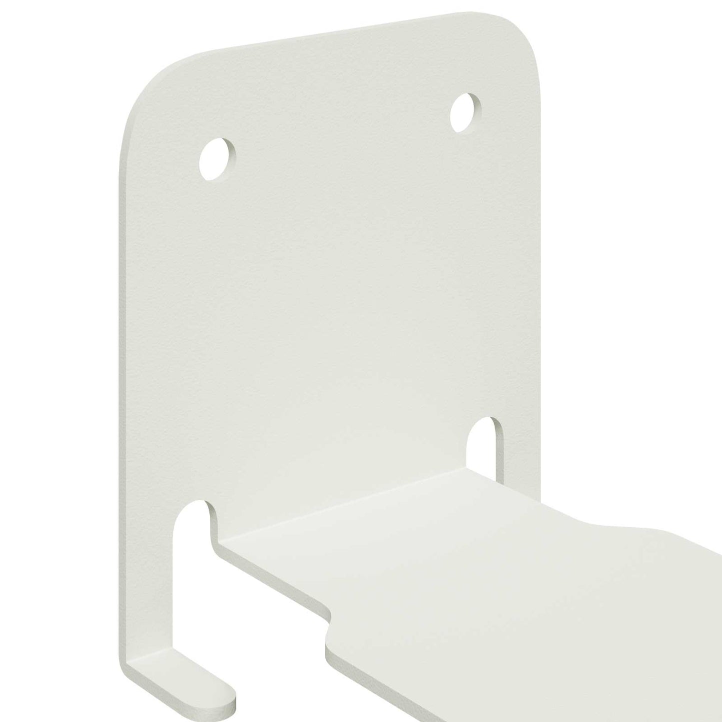 Floating Shelf with Shelf 4 pcs White 6 x 10.8 x 6.6 cm