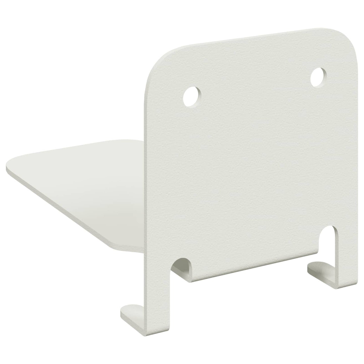 Floating Shelf with Shelf 8 pcs White 6 x 10.8 x 6.6 cm