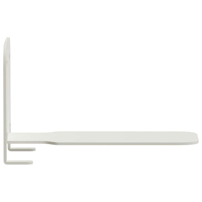 Floating Shelf with Shelf 8 pcs White 6 x 10.8 x 6.6 cm