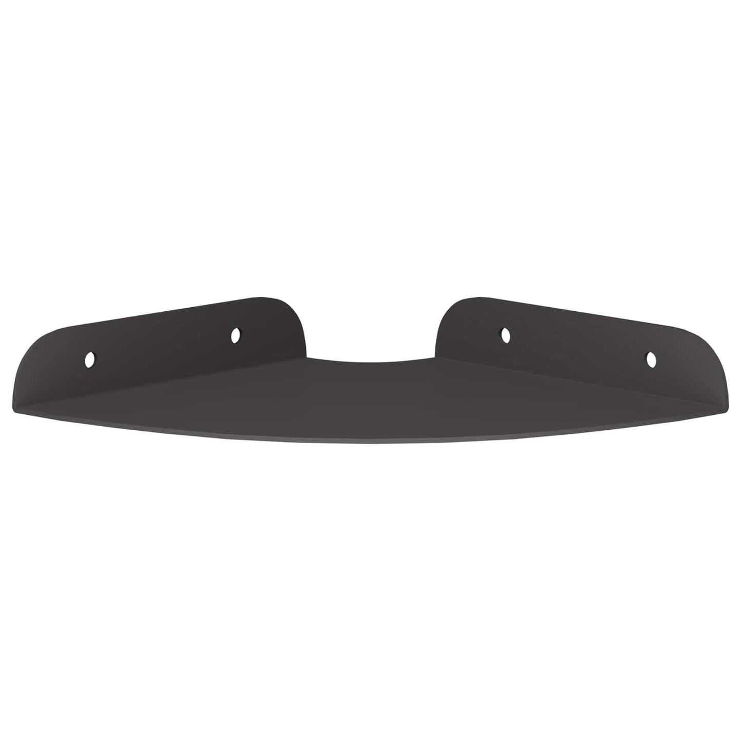 Floating Shelf with Shelf 2 pcs Black 15 x 15 x 2 cm
