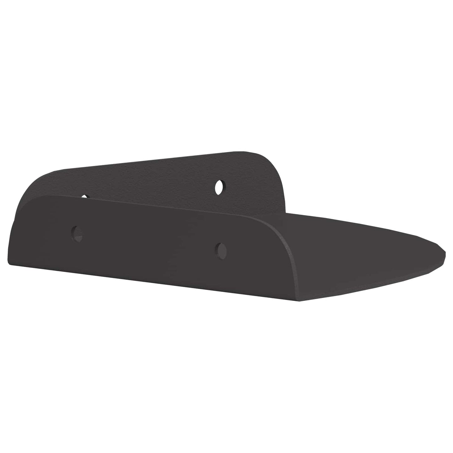 Floating Shelf with Shelf 2 pcs Black 15 x 15 x 2 cm