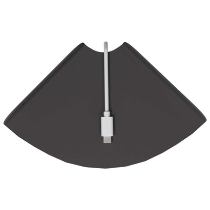 Floating Shelf with Shelf 4 pcs Black 15 x 15 x 2 cm
