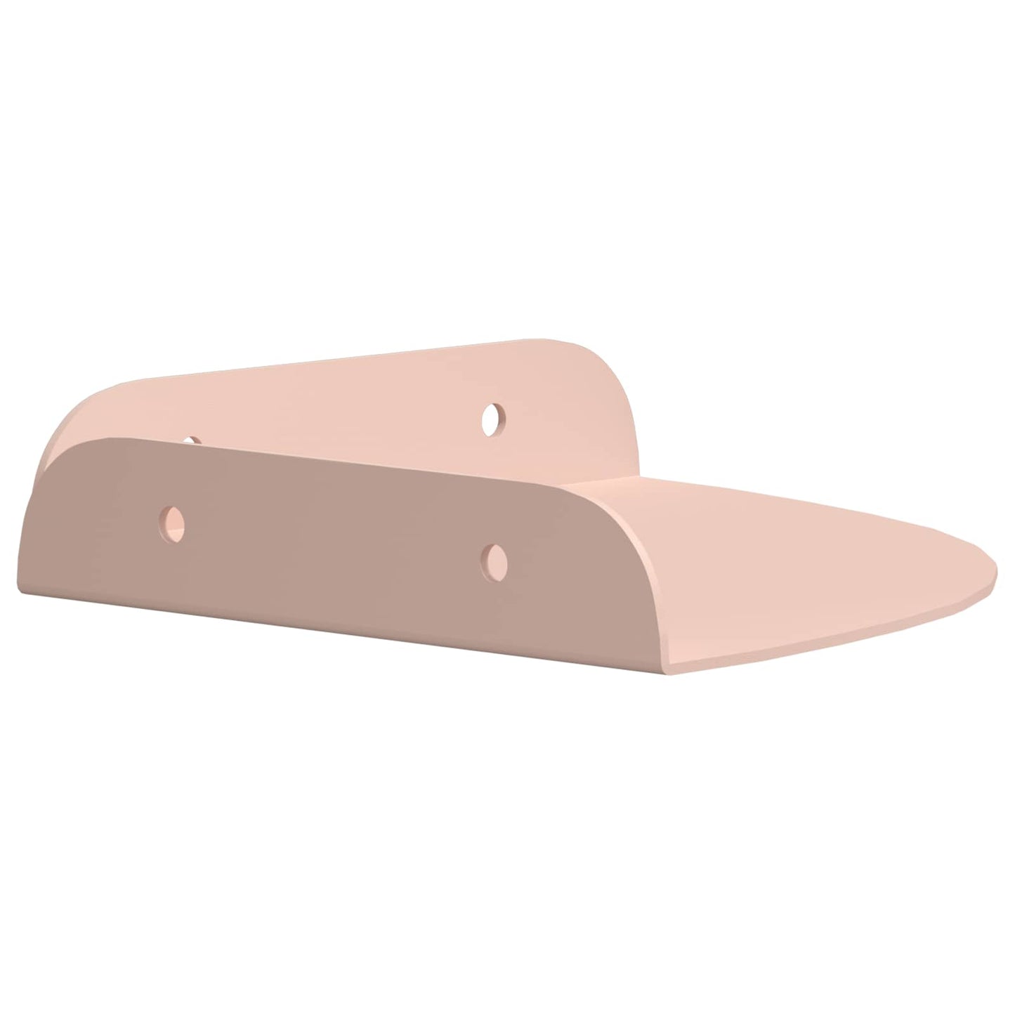 Floating Shelf with Shelf 2 pcs Pink 15 x 15 x 2 cm
