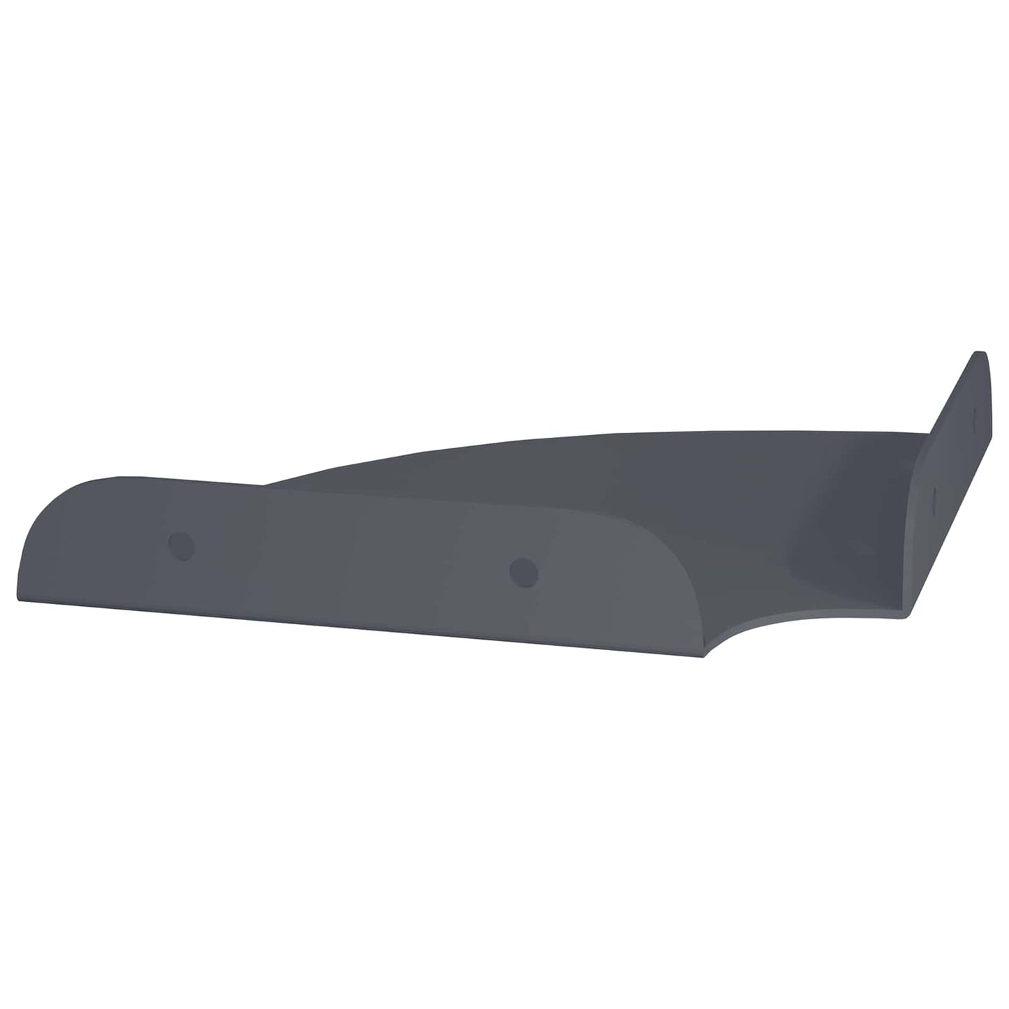 Floating Shelf with Shelf 2 pcs Anthracite 15 x 15 x 2 cm