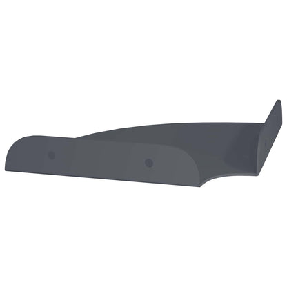 Floating Shelf with Shelf 2 pcs Anthracite 15 x 15 x 2 cm