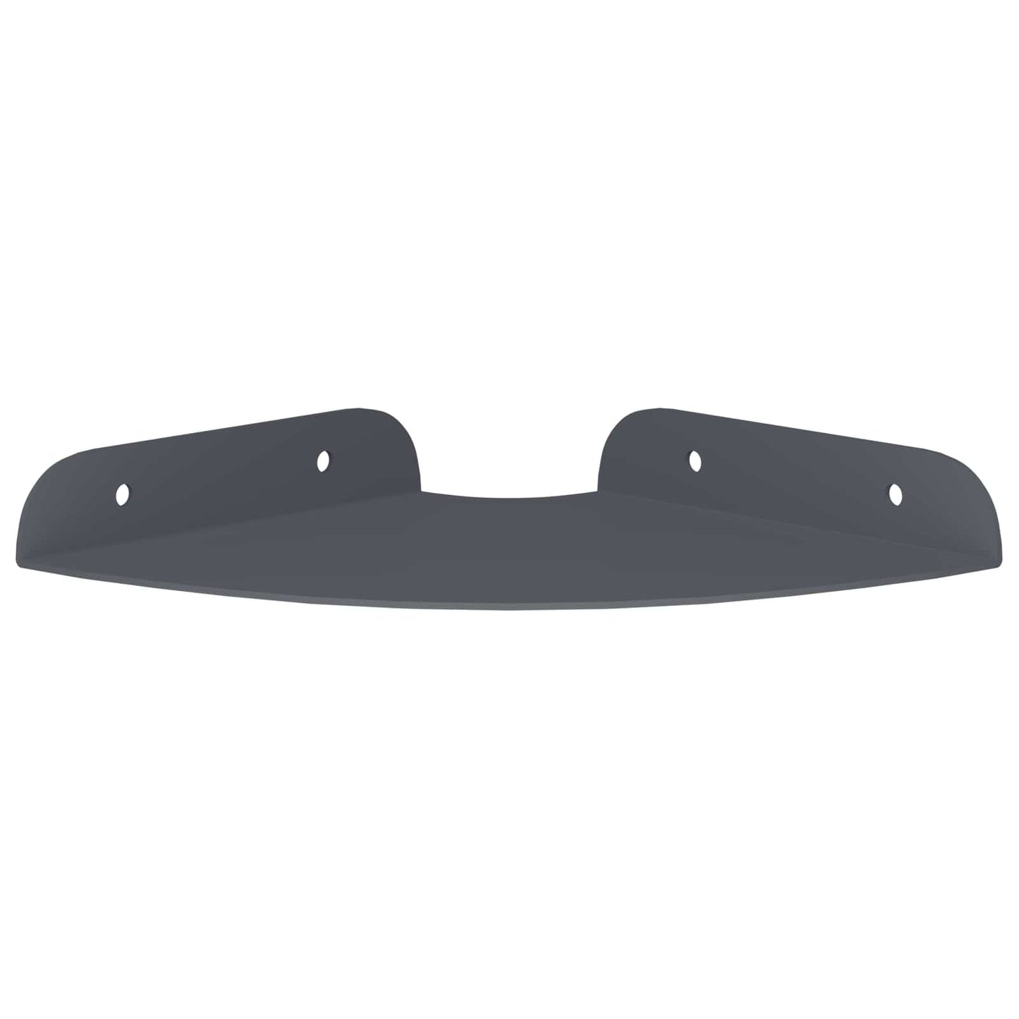 Floating Shelf with Shelf 2 pcs Anthracite 15 x 15 x 2 cm