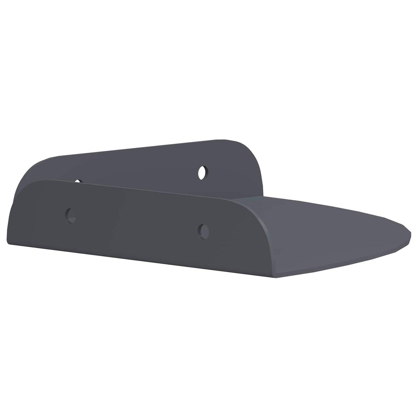 Floating Shelf with Shelf 2 pcs Anthracite 15 x 15 x 2 cm