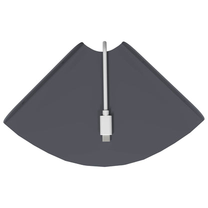 Floating Shelf with Shelf 4 pcs Anthracite 15 x 15 x 2 cm