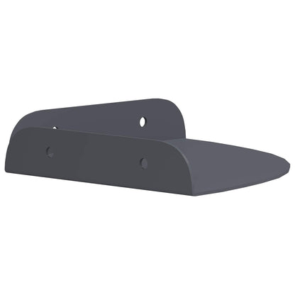Floating Shelf with Shelf 4 pcs Anthracite 15 x 15 x 2 cm