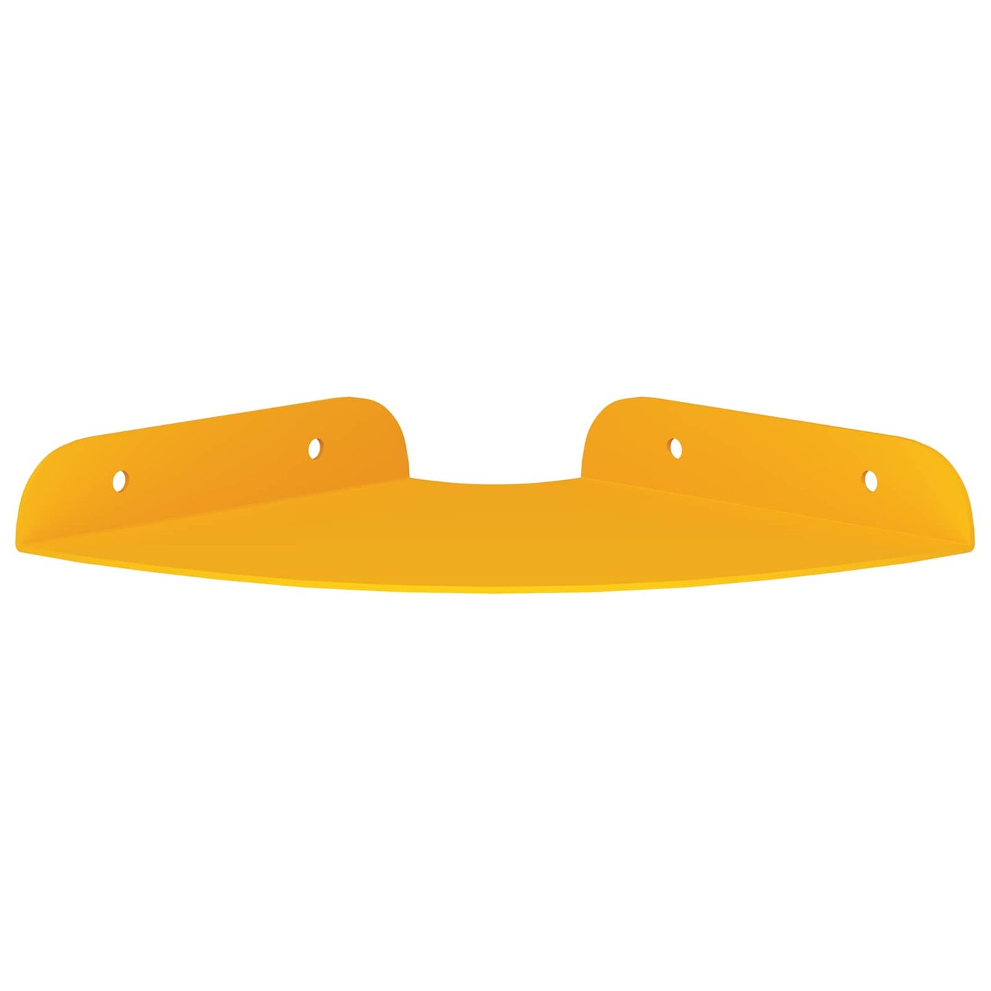 Floating Shelf with Shelf 2 pcs Mustard Yellow 15 x 15 x 2 cm
