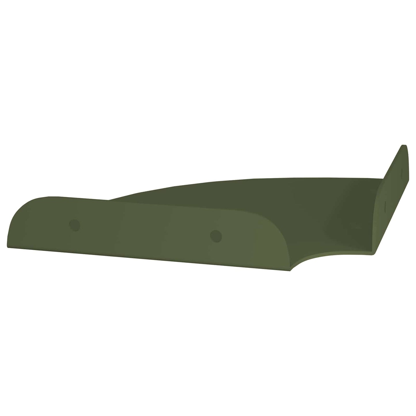 Floating Shelf with Shelf 4 pcs Olive Green 15 x 15 x 2 cm