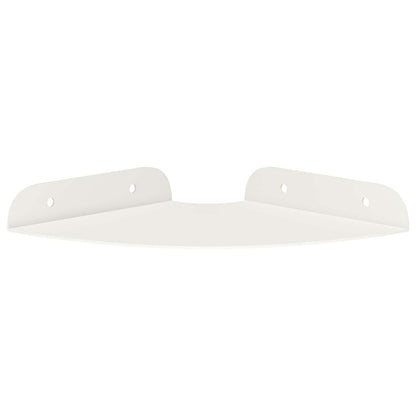 Floating Shelf with Shelf 4 pcs White 15 x 15 x 2 cm
