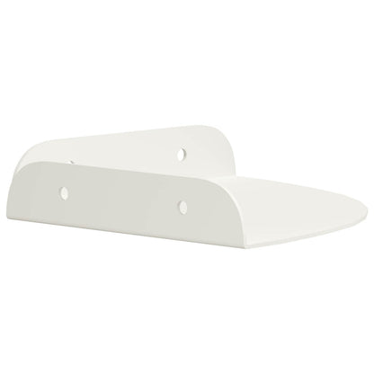Floating Shelf with Shelf 4 pcs White 15 x 15 x 2 cm