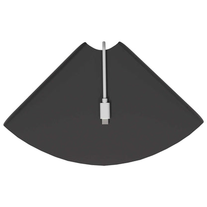 Floating Shelf with Shelf 2 pcs Black 18 x 18 x 2 cm