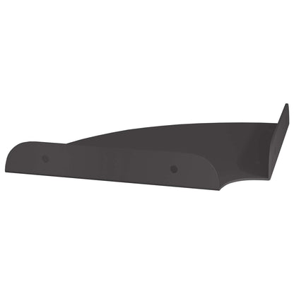 Floating Shelf with Shelf 4 pcs Black 18 x 18 x 2 cm
