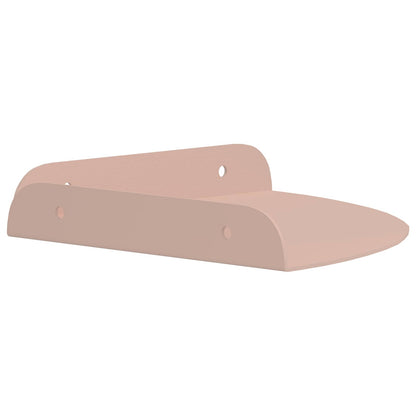 Floating Shelf with Shelf 4 pcs Pink 18 x 18 x 2 cm
