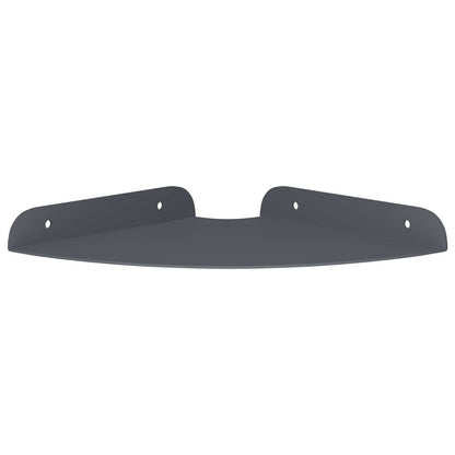 Floating Shelf with Shelf 4 pcs Anthracite 18 x 18 x 2 cm