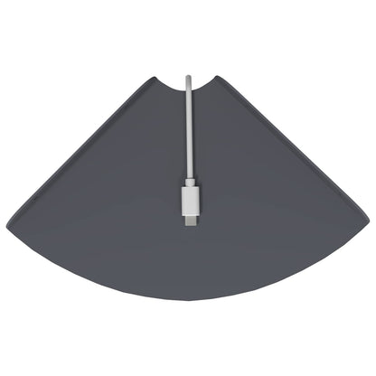 Floating Shelf with Shelf 4 pcs Anthracite 18 x 18 x 2 cm
