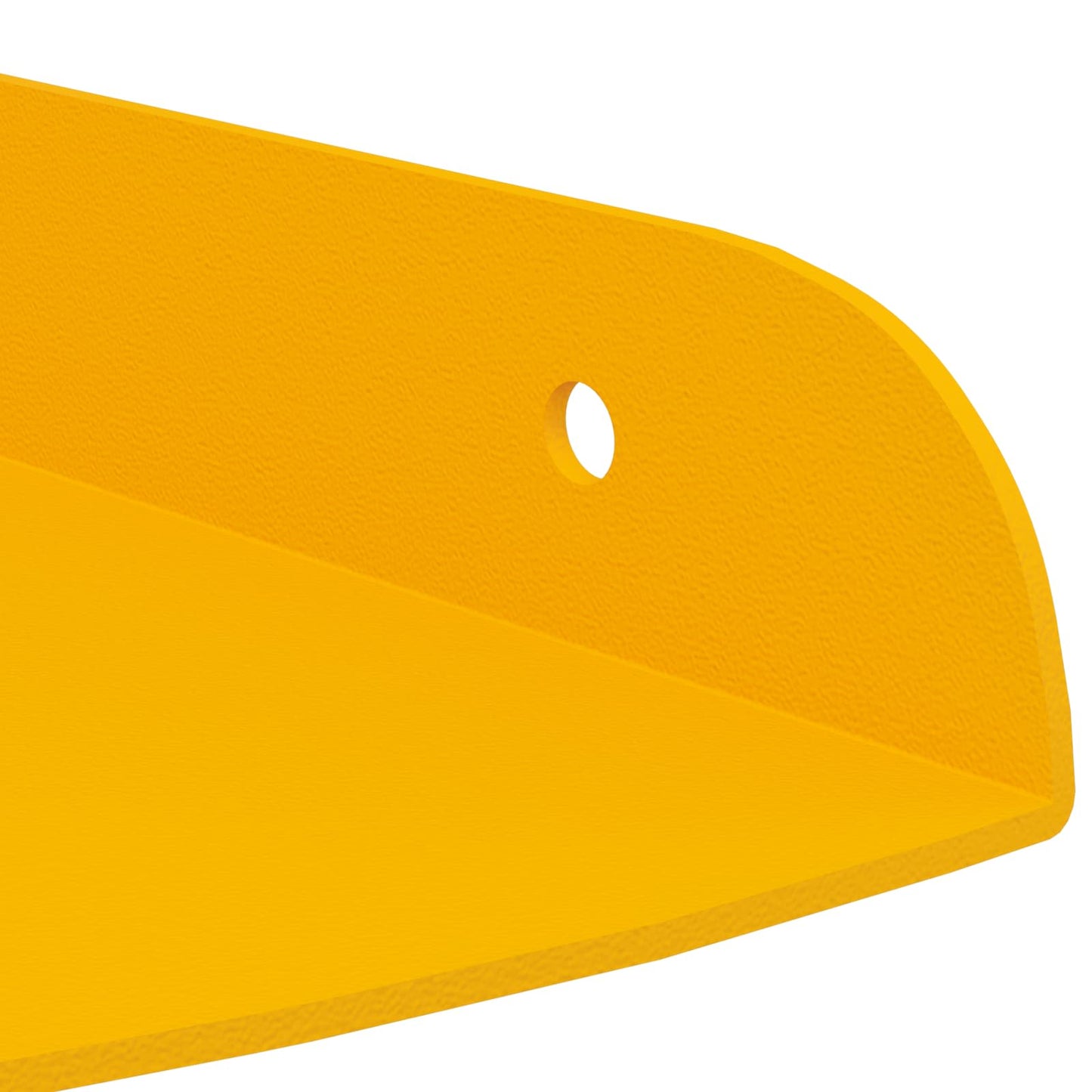 Floating Shelf with Shelf 4 pcs Mustard Yellow 18 x 18 x 2 cm