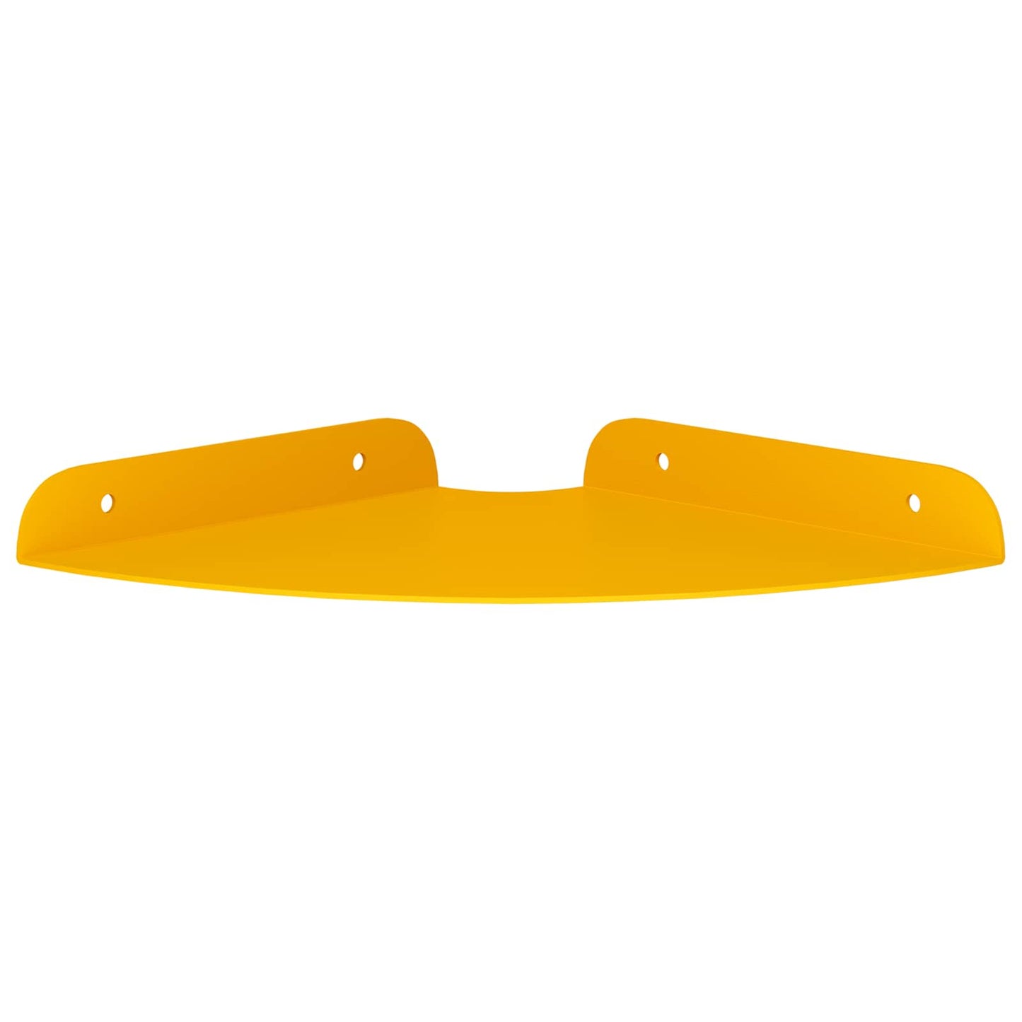 Floating Shelf with Shelf 4 pcs Mustard Yellow 18 x 18 x 2 cm
