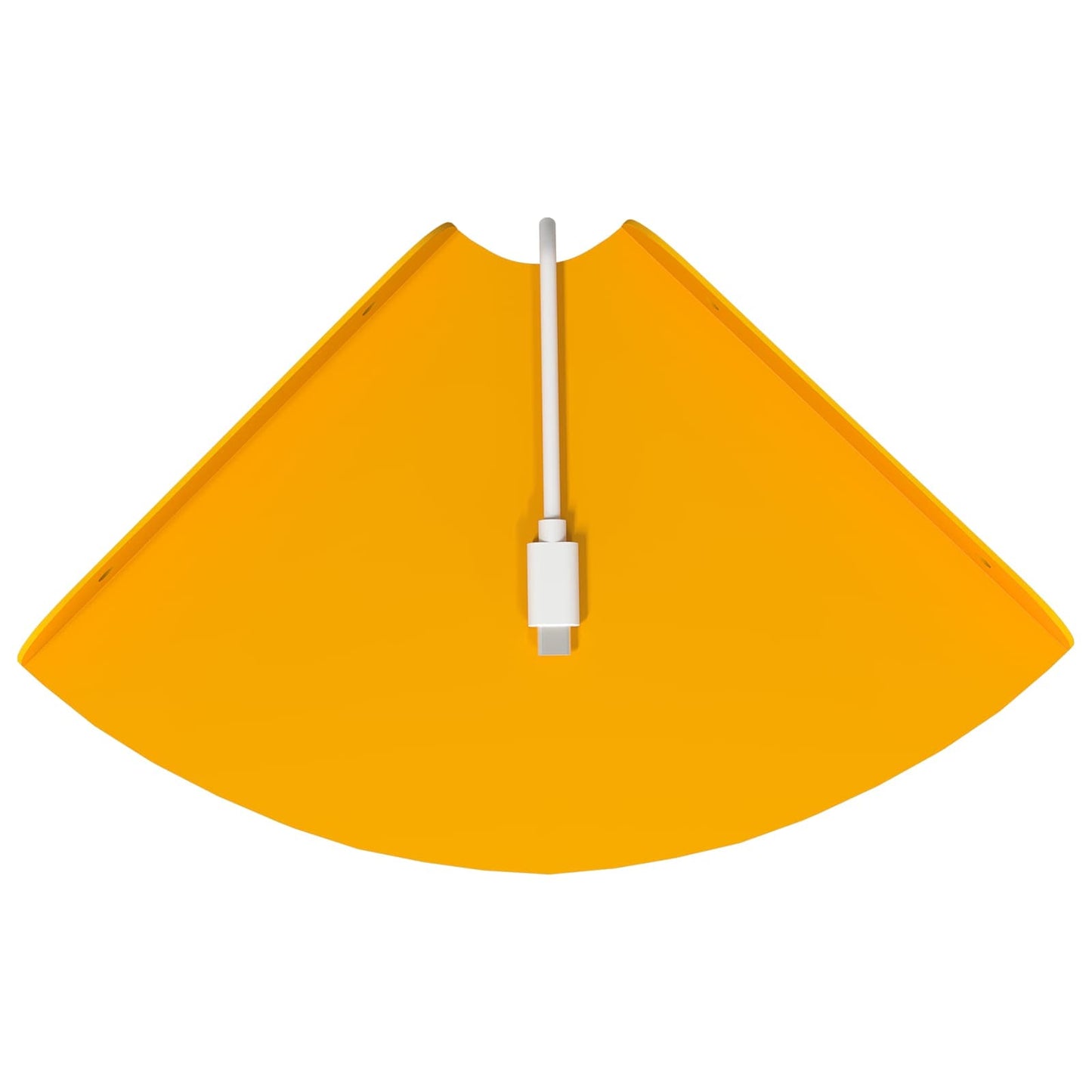 Floating Shelf with Shelf 4 pcs Mustard Yellow 18 x 18 x 2 cm