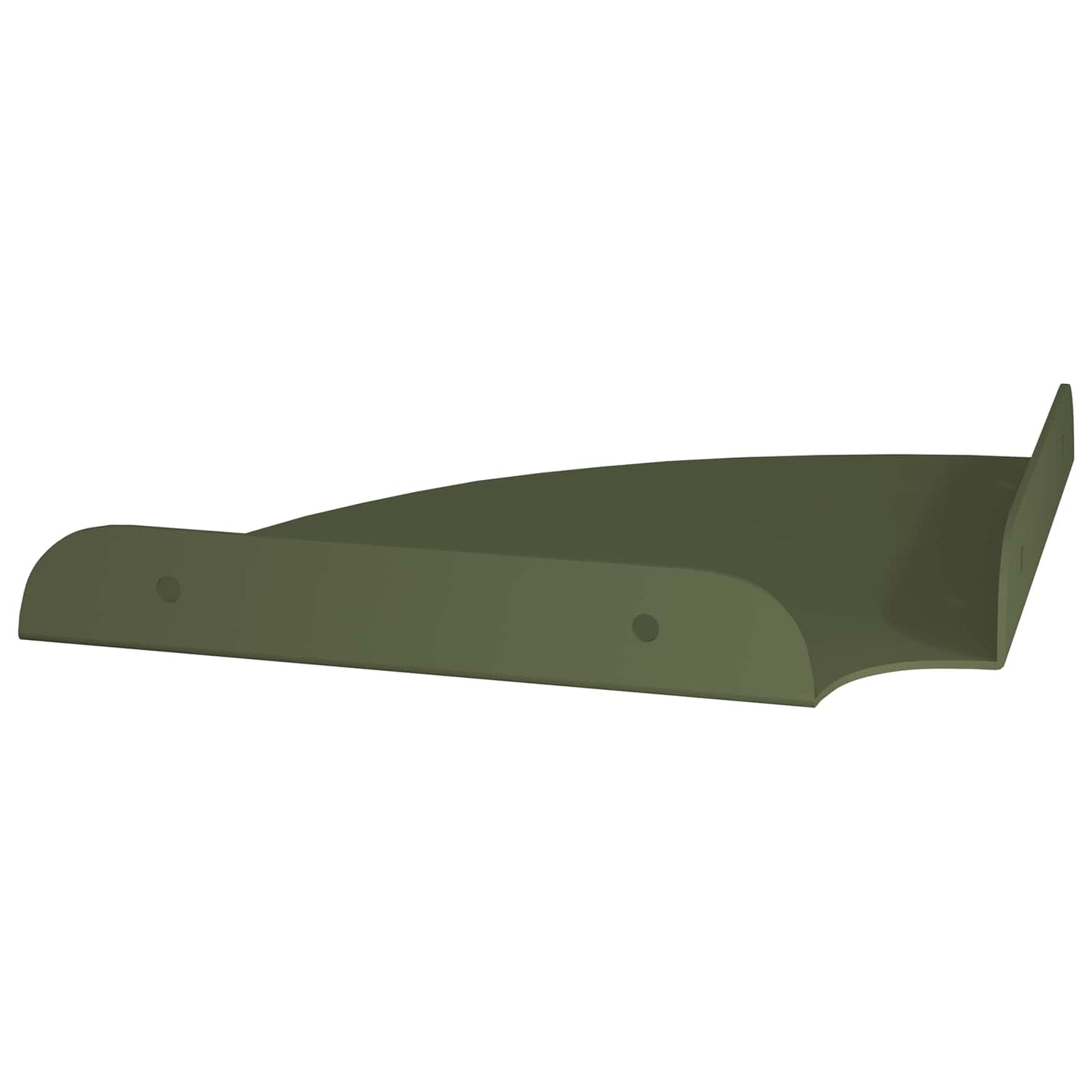 Floating Shelf with Shelf 2 pcs Olive Green 18 x 18 x 2 cm