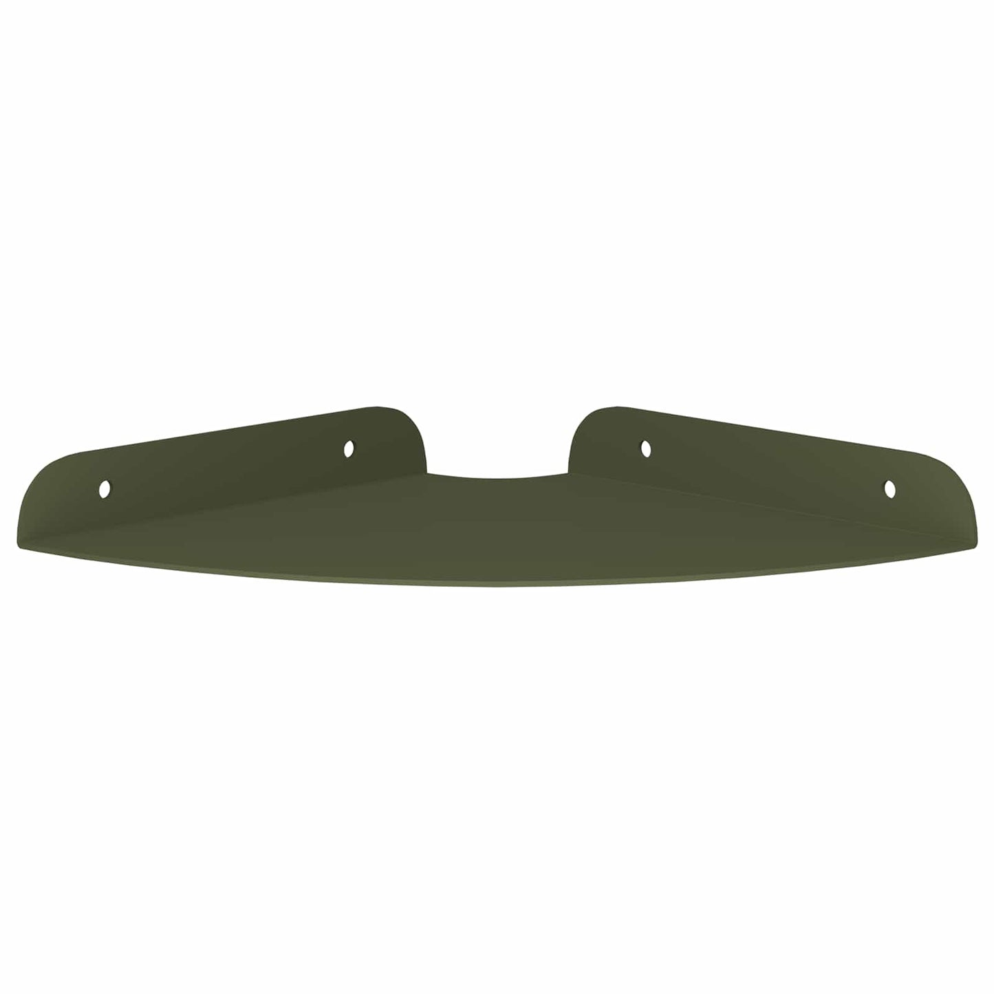 Floating Shelf with Shelf 2 pcs Olive Green 18 x 18 x 2 cm