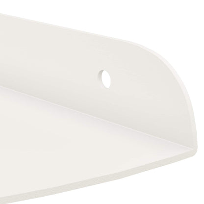 Floating Shelf with Shelf 4 pcs White 18 x 18 x 2 cm
