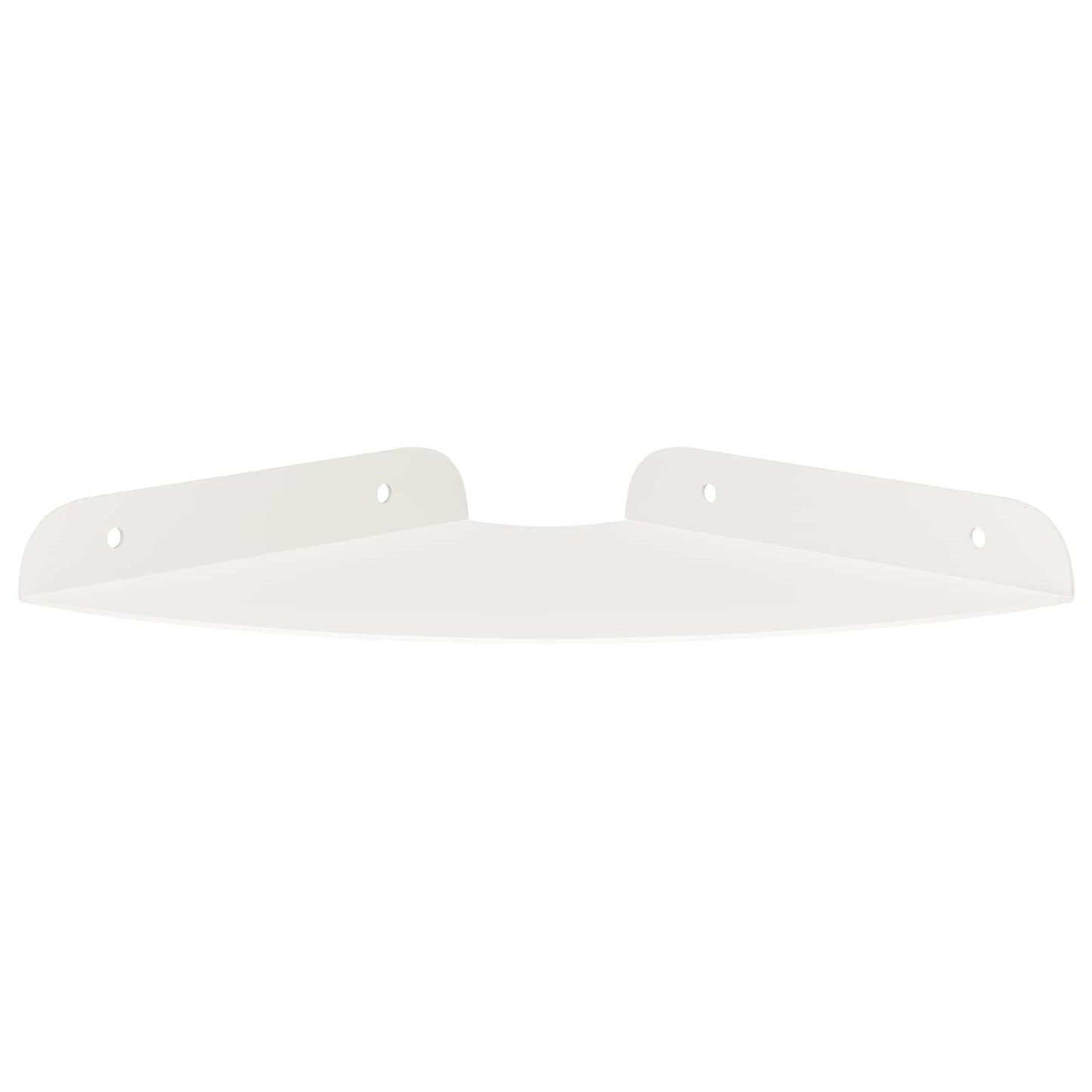 Floating Shelf with Shelf 4 pcs White 18 x 18 x 2 cm