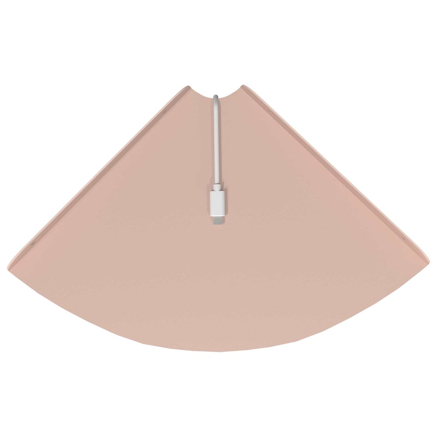 Floating Shelf with Shelf 2 pcs Pink 24 x 24 x 2 cm