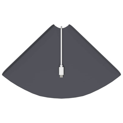 Floating Shelf with Shelf 2 pcs Anthracite 24 x 24 x 2 cm