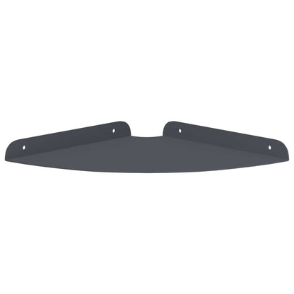 Floating Shelf with Shelf 4 pcs Anthracite 24 x 24 x 2.3 cm