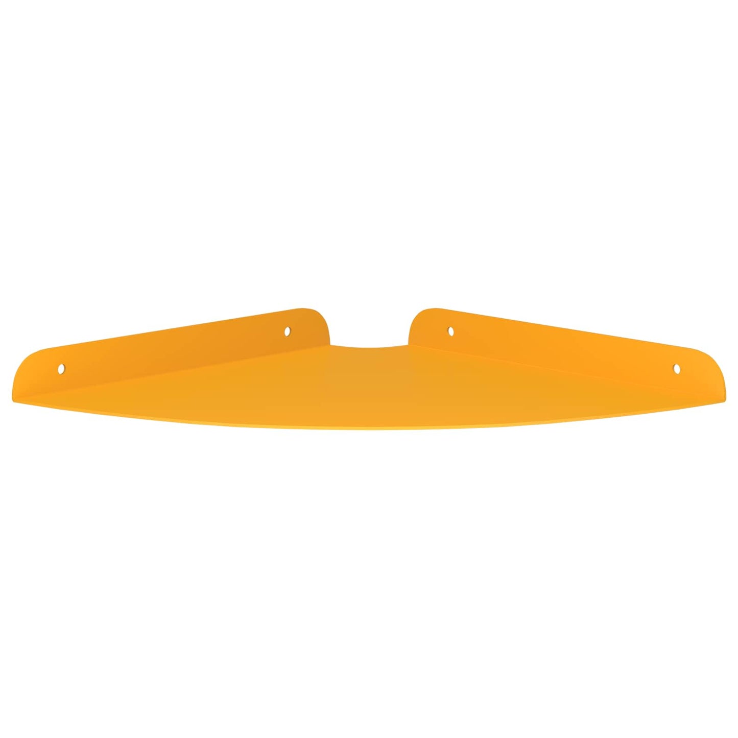 Floating Shelf with Shelf 4 pcs Mustard Yellow 24 x 24 x 2 cm