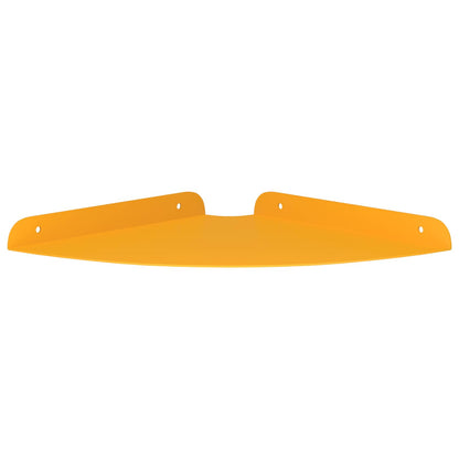 Floating Shelf with Shelf 4 pcs Mustard Yellow 24 x 24 x 2 cm
