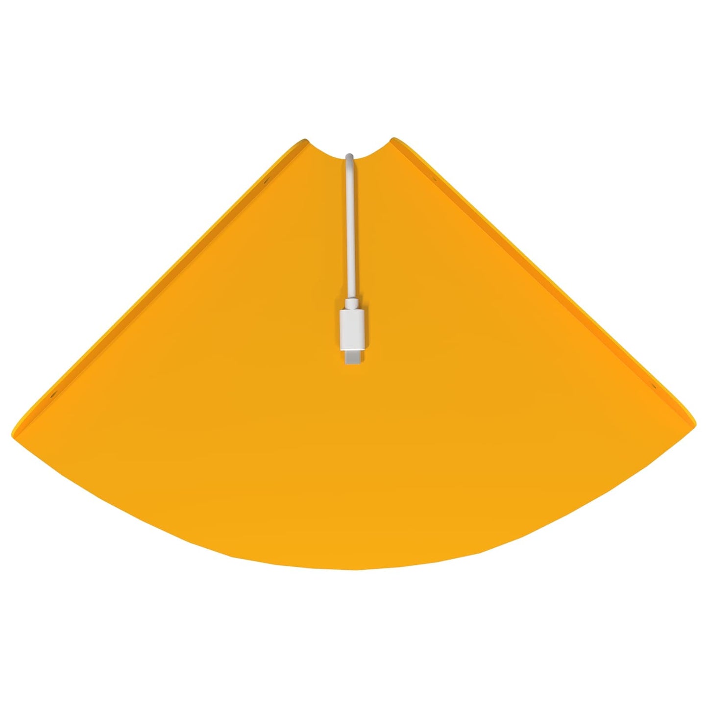 Floating Shelf with Shelf 4 pcs Mustard Yellow 24 x 24 x 2 cm