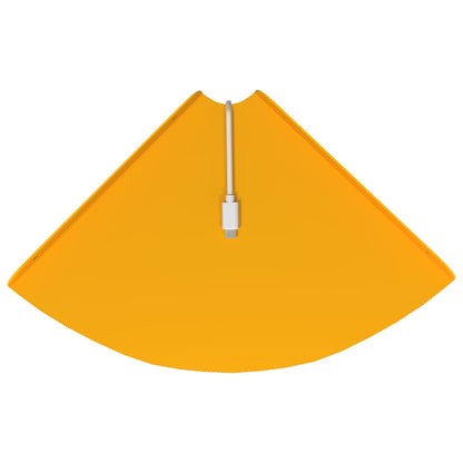 Floating Shelf with Shelf 4 pcs Mustard Yellow 24 x 24 x 2 cm