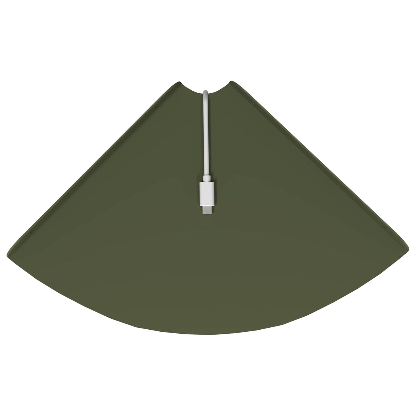 Floating Shelf with Shelf 2 pcs Olive Green 24 x 24 x 2 cm