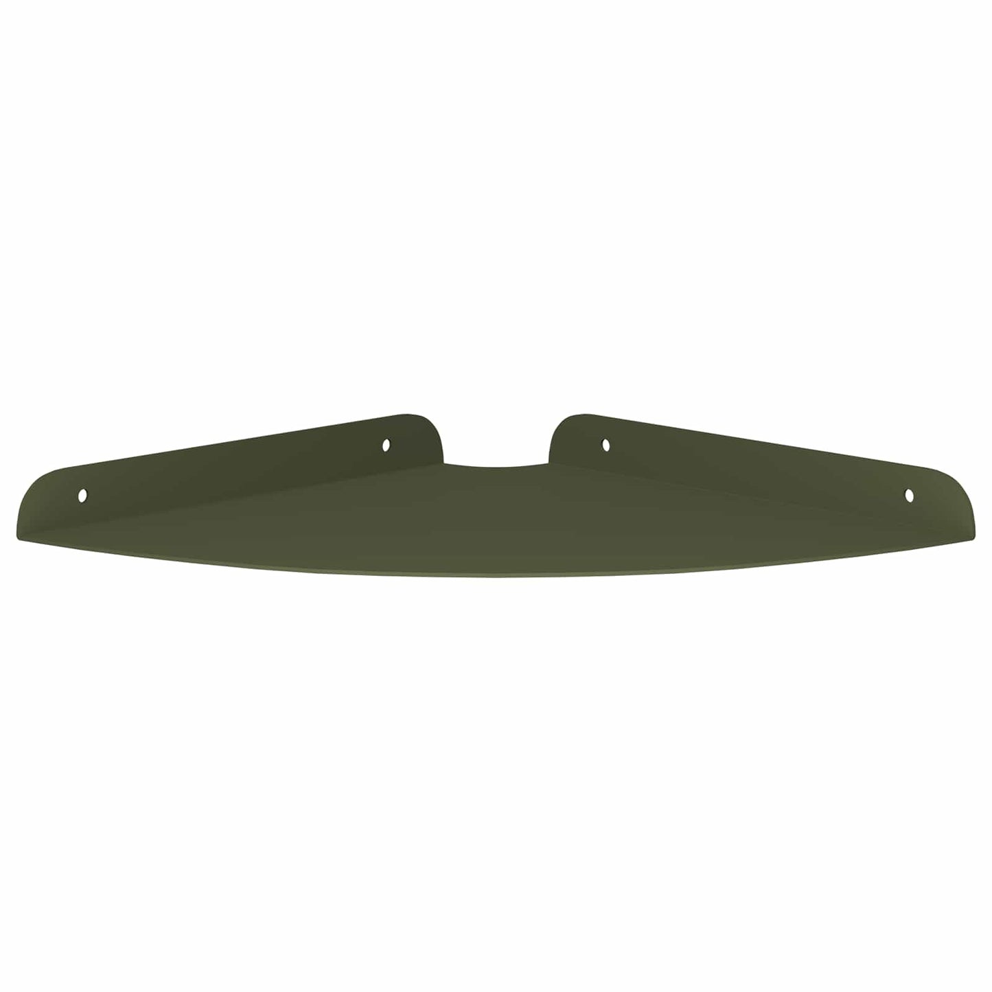 Floating Shelf with Shelf 4 pcs Olive Green 24 x 24 x 2 cm
