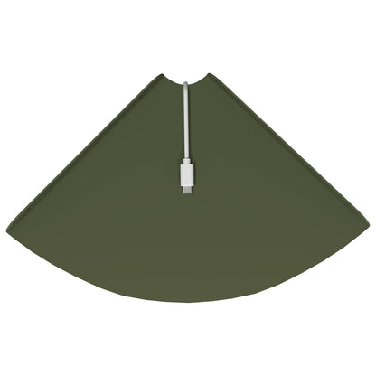 Floating Shelf with Shelf 4 pcs Olive Green 24 x 24 x 2 cm